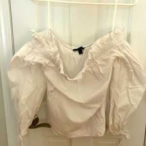 Banana off the shoulder blouse